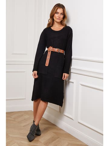 So Cachemire Strickkleid "Giusepe" in Schwarz