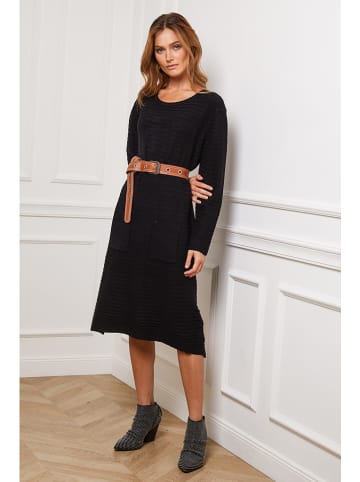 So Cachemire Strickkleid "Giusepe" in Schwarz