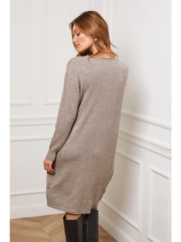 Joséfine Strickkleid "Goeland" in Taupe