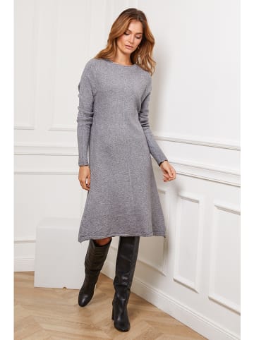 So Cachemire Gebreide jurk "Groland" grijs