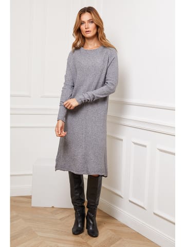 So Cachemire Gebreide jurk "Groland" grijs