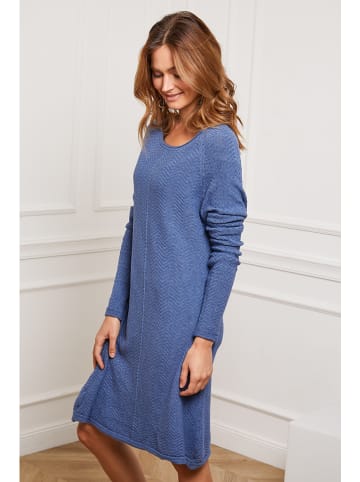 So Cachemire Strickkleid "Groland" in Blau