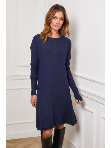 So Cachemire Strickkleid "Groland" in Dunkelblau