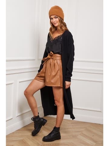 Joséfine Longcardigan "Irissa" in Schwarz