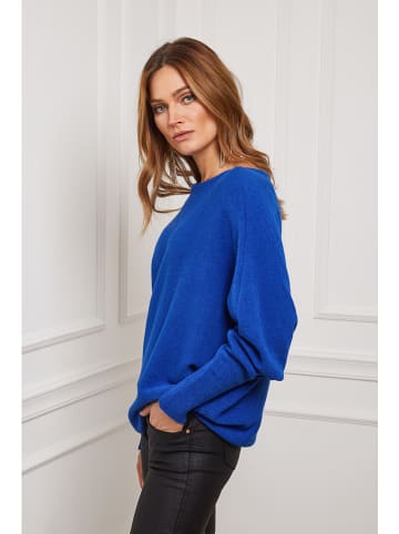 So Cachemire Trui "Jackson" blauw