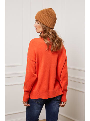 So Cachemire Rollkragenpullover "Kaboul" in Orange