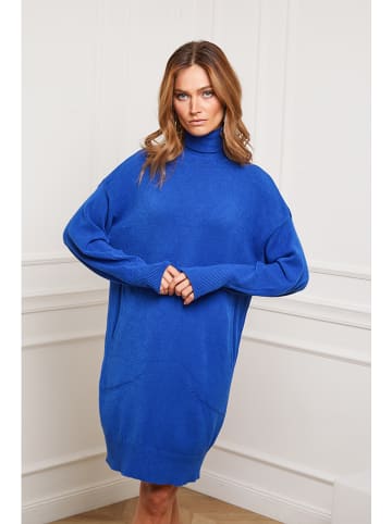So Cachemire Strickkleid "Landreau" in Blau