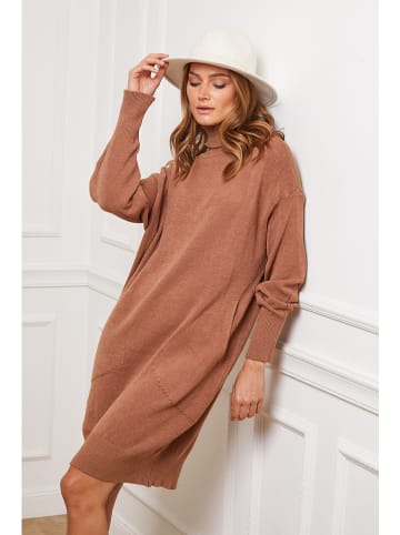 So Cachemire Strickkleid "Landreau" in Camel