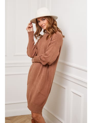 So Cachemire Strickkleid "Landreau" in Camel