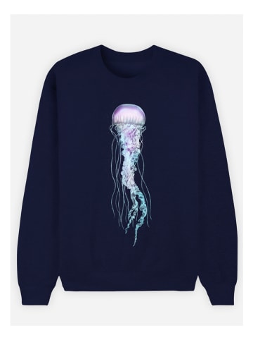 WOOOP Sweatshirt "Space Jelly" donkerblauw