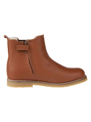 Bundgaard Leder-Ankle-Boots "Caja" in Camel