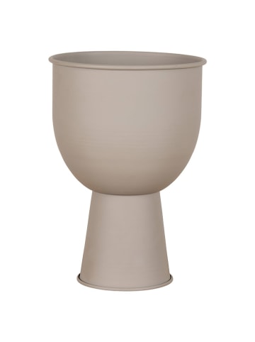 House Nordic Blumentopf in Taupe - (H)27 x Ø 19 cm