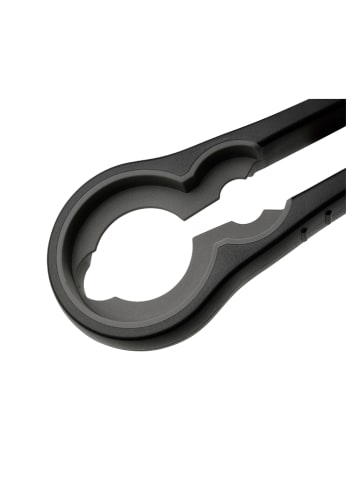 Fackelmann Potten- en flessenopener zwart/grijs - (L)18,5 x (B)9 cm