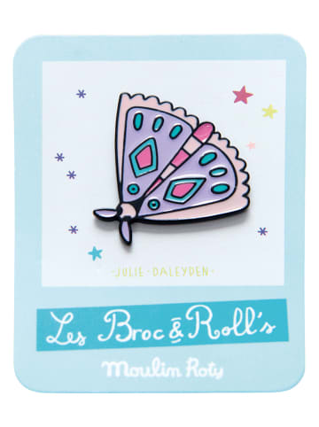 Moulin Roty Anstecker "Butterfly" in Bunt - (L)3 x (B)2 cm