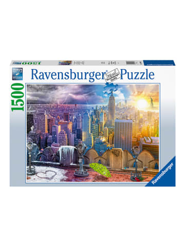 Ravensburger 1.500-delige puzzel "NY in Winter en Zomer" - vanaf 12 jaar