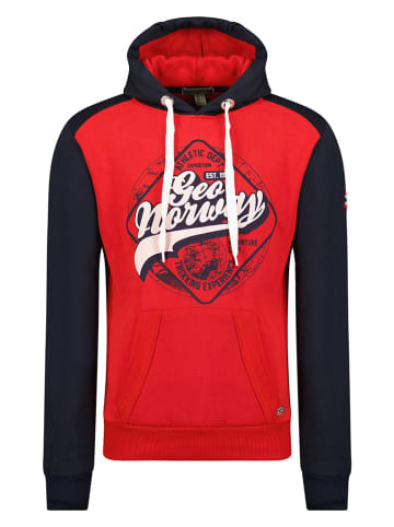 Geographical Norway Hoodie "Foldy" rood