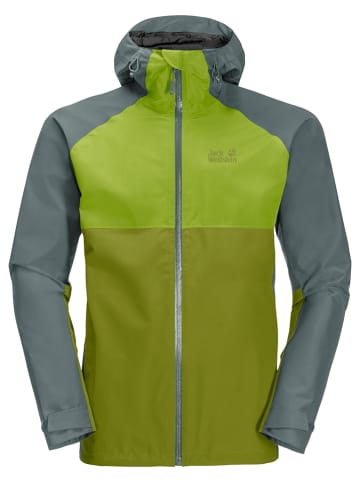 Jack Wolfskin Functionele jas "Mount Isa" groen/grijs