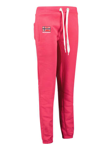 Geographical Norway Spodnie dresowe "Marcana" w kolorze różowym