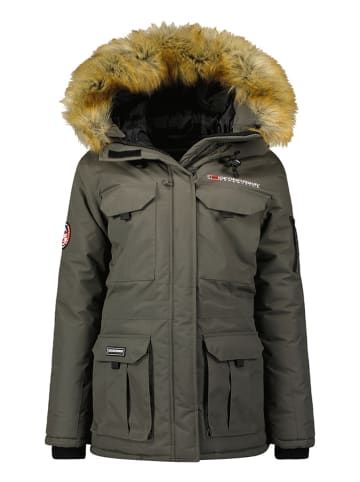 Geographical Norway Parka "Baliverne" w kolorze ciemnoszarym