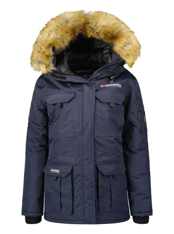 Geographical Norway Parka "Baliverne" w kolorze granatowym