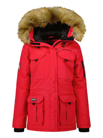 Geographical Norway Parka "Baliverne" w kolorze czerwonym