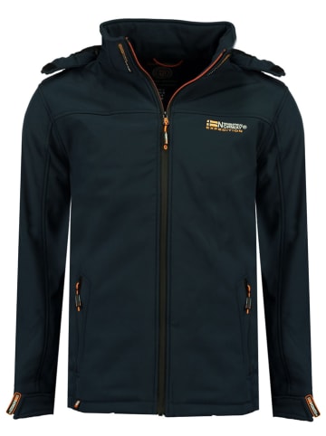 Geographical Norway Softshelljas "Takeni" donkerblauw