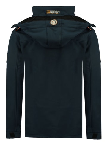 Geographical Norway Softshelljas "Takeni" donkerblauw