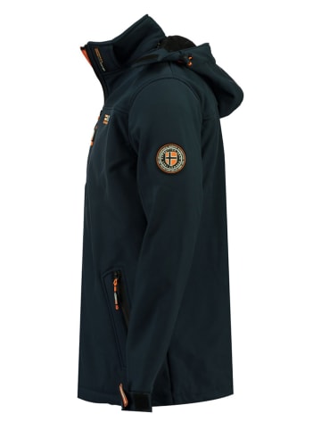 Geographical Norway Softshelljas "Takeni" donkerblauw