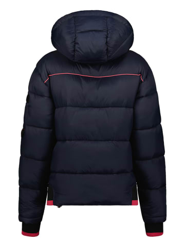 Geographical Norway Kurtka zimowa "Calix" w kolorze granatowo-różowym