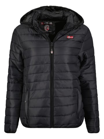 Geographical Norway Steppjacke "Atika" in Schwarz