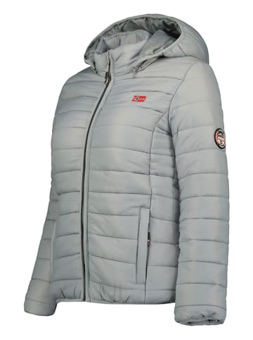 Geographical Norway Steppjacke "Atika" in Hellgrau