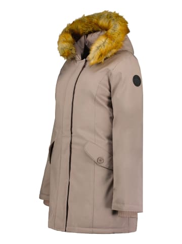 Geographical Norway Parka "Dinasty" w kolorze szarobrązowym