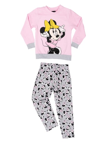 United Labels Pyjama "Minnie" in Rosa/ Grau