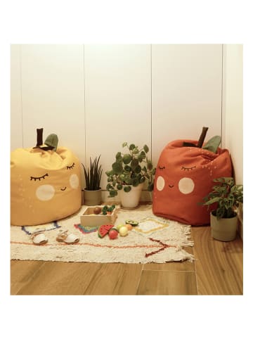Folkifreckles Sitzsack "Apple" in Rot - (B)50 x (H)60 cm