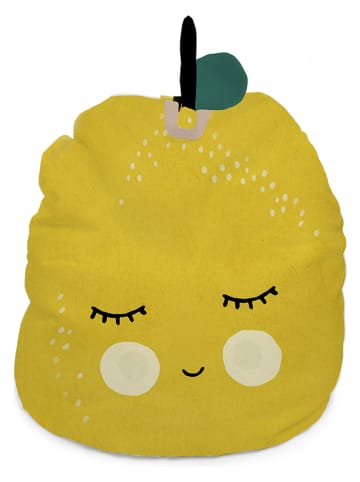 Folkifreckles Sitzsack "Lemon" in Gelb - (B)50 x (H)60 cm