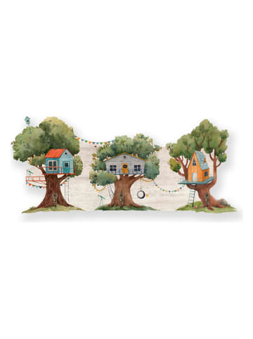 Little nice things Wieszak "Tree House" ze wzorem - 48,5 x 39 cm