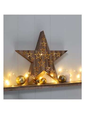 Profiline LED-Dekoleuchte "Star" in Warmweiß - (B)36 x (H)36 x (T)6 cm