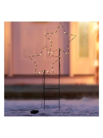 Profiline Lampa ogrodowa LED "Binary Star" w kolorze ciepłej bieli - 50 x 98,5 cm