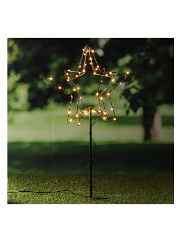 Profiline LED-Gartenstecker "Star" in Warmweiß - (B)31 x (H)80 x (T)25 cm