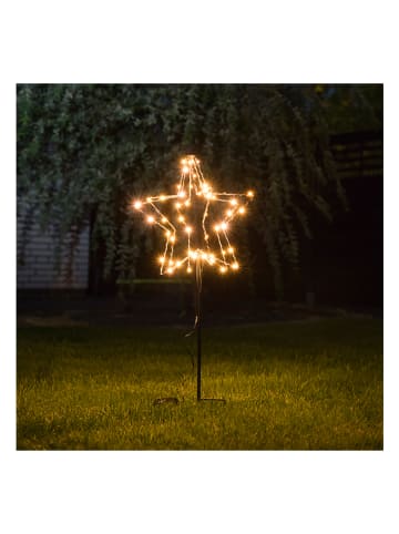 Hollybell Ogrodowa lampa LED w kolorze ciepłej bieli - 31 x 80 x 25 cm