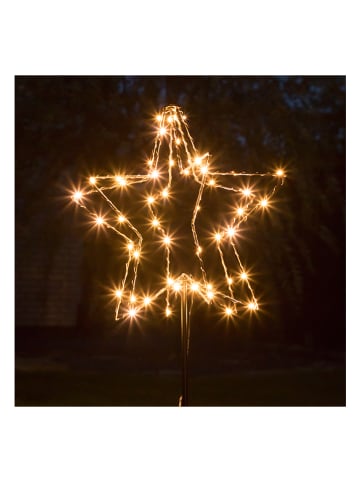 Hollybell LED-Gartenstecker "Star" in Warmweiß - (B)31 x (H)80 x (T)25 cm