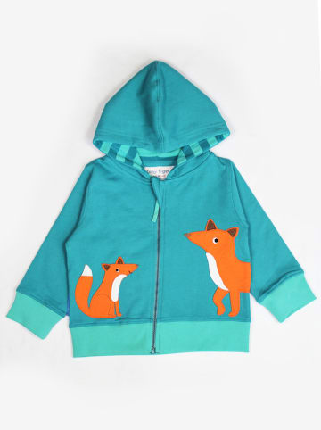 Toby Tiger Sweatvest turquoise