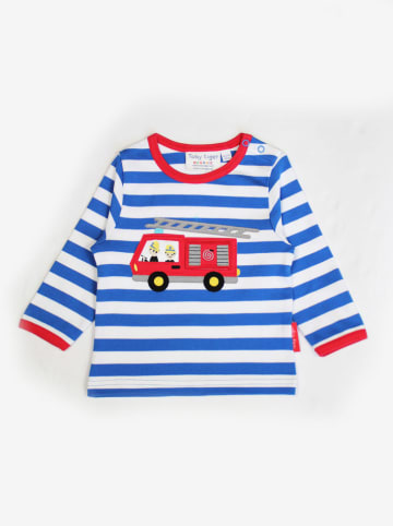 Toby Tiger Longsleeve blauw/wit