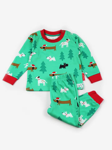 Toby Tiger Pyjama in Grün