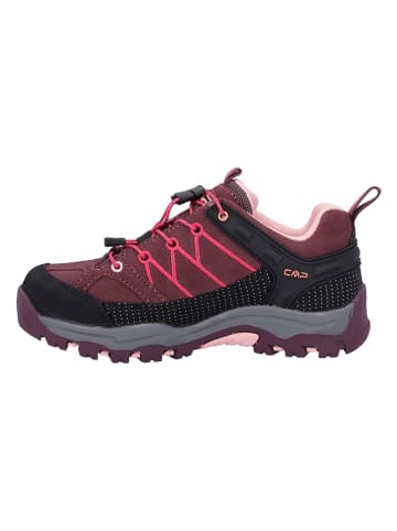 CMP Skórzane buty trekkingowe "Rigel" w kolorze bordowo-czarnym