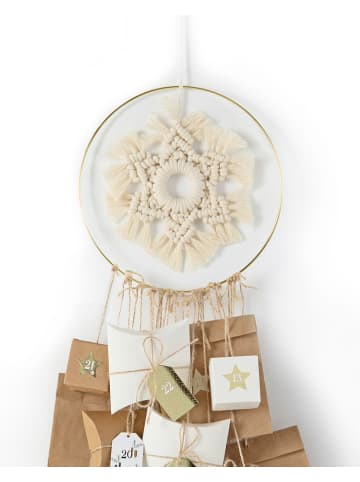 folia PAPER Adventskalender knutselset "Makramee"