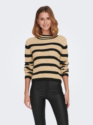 JDY Trui "Justy" beige/zwart