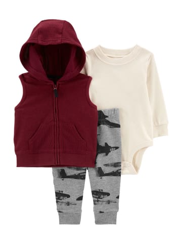 carter's 3-delige outfit rood