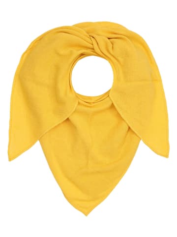 Zwillingsherz Driehoekige sjaal geel