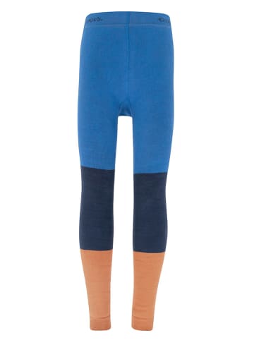 ewers Leggings in Dunkelblau/ Orange/ Blau
